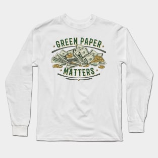 Money vintage emblem Long Sleeve T-Shirt